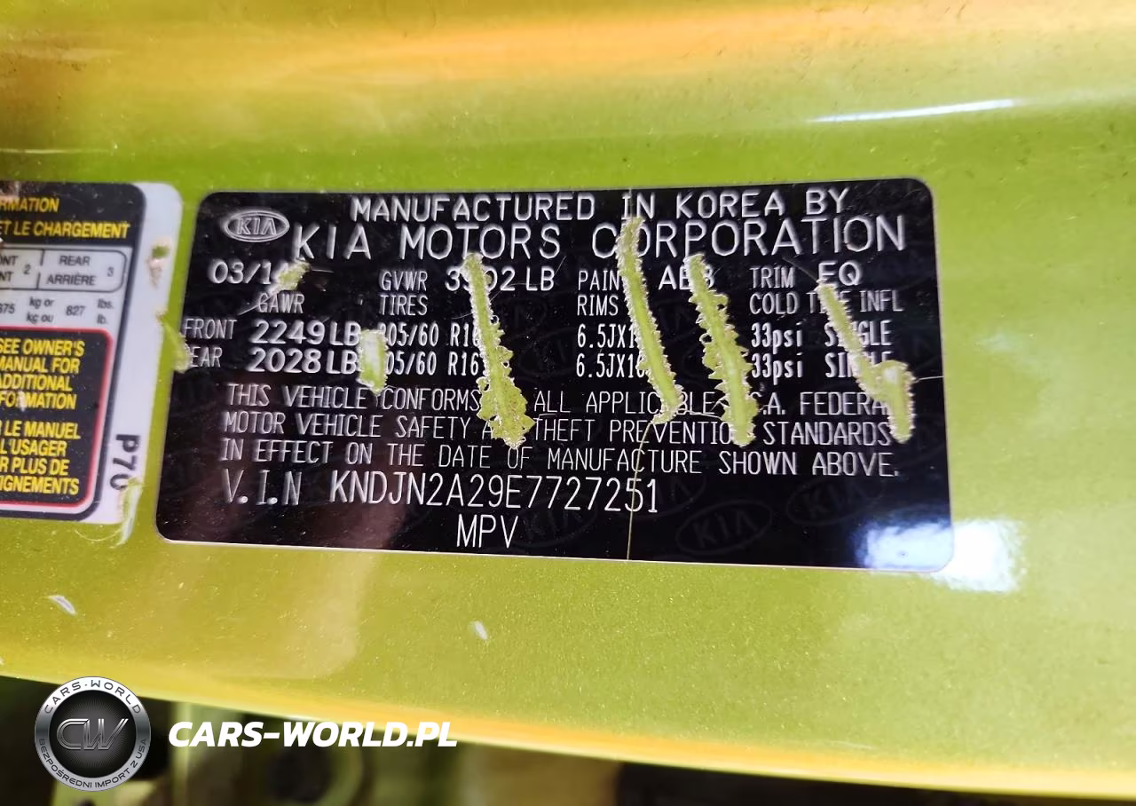 2014 Kia Soul Base VIN:KNDJN2A29E7727251 - 12