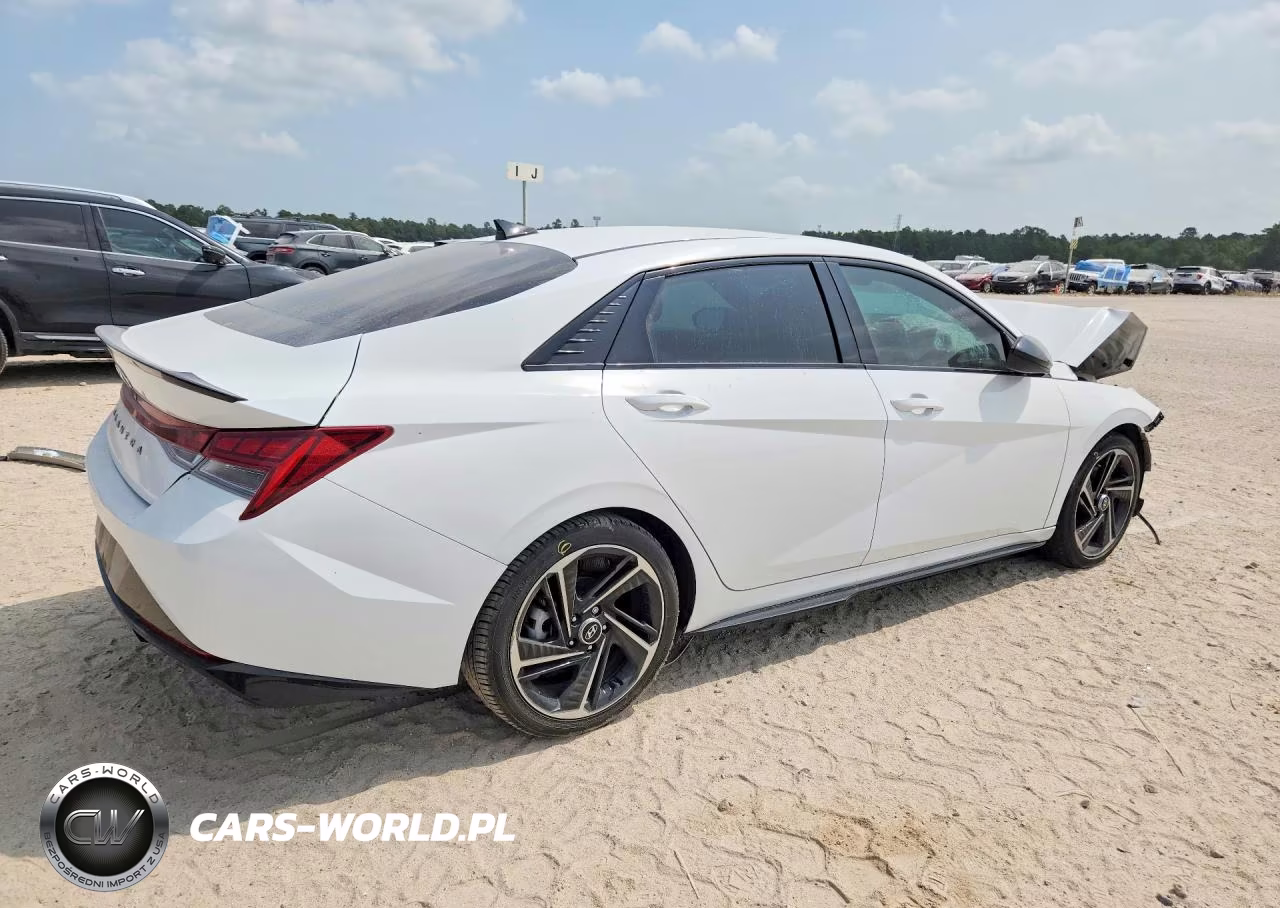 2023 Hyundai Elantra N Line VIN:KMHLR4AF4PU422672 - 3