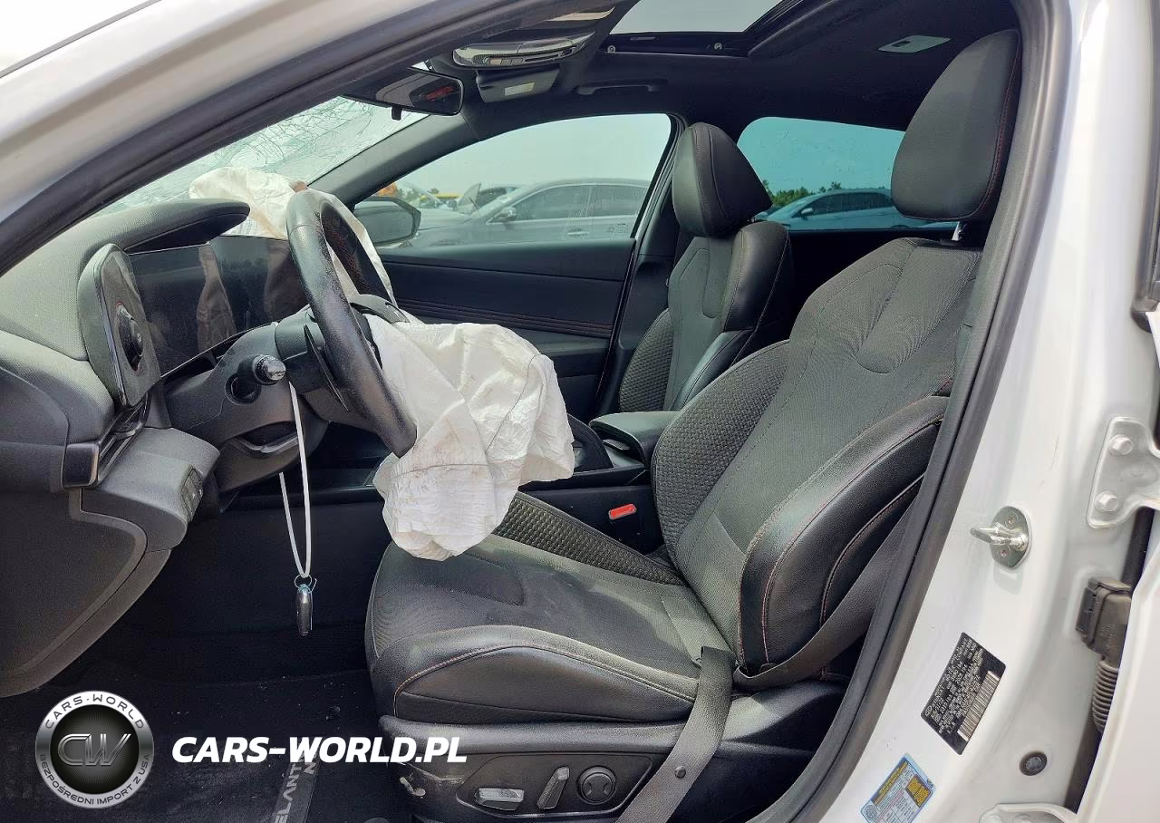 2023 Hyundai Elantra N Line VIN:KMHLR4AF4PU422672 - 7