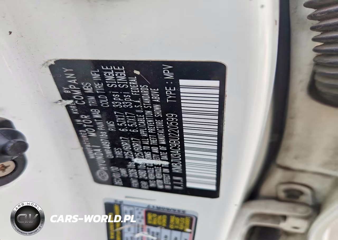 2011 Hyundai Tucson Gls VIN:KM8JU3AC9BU220599 - 13