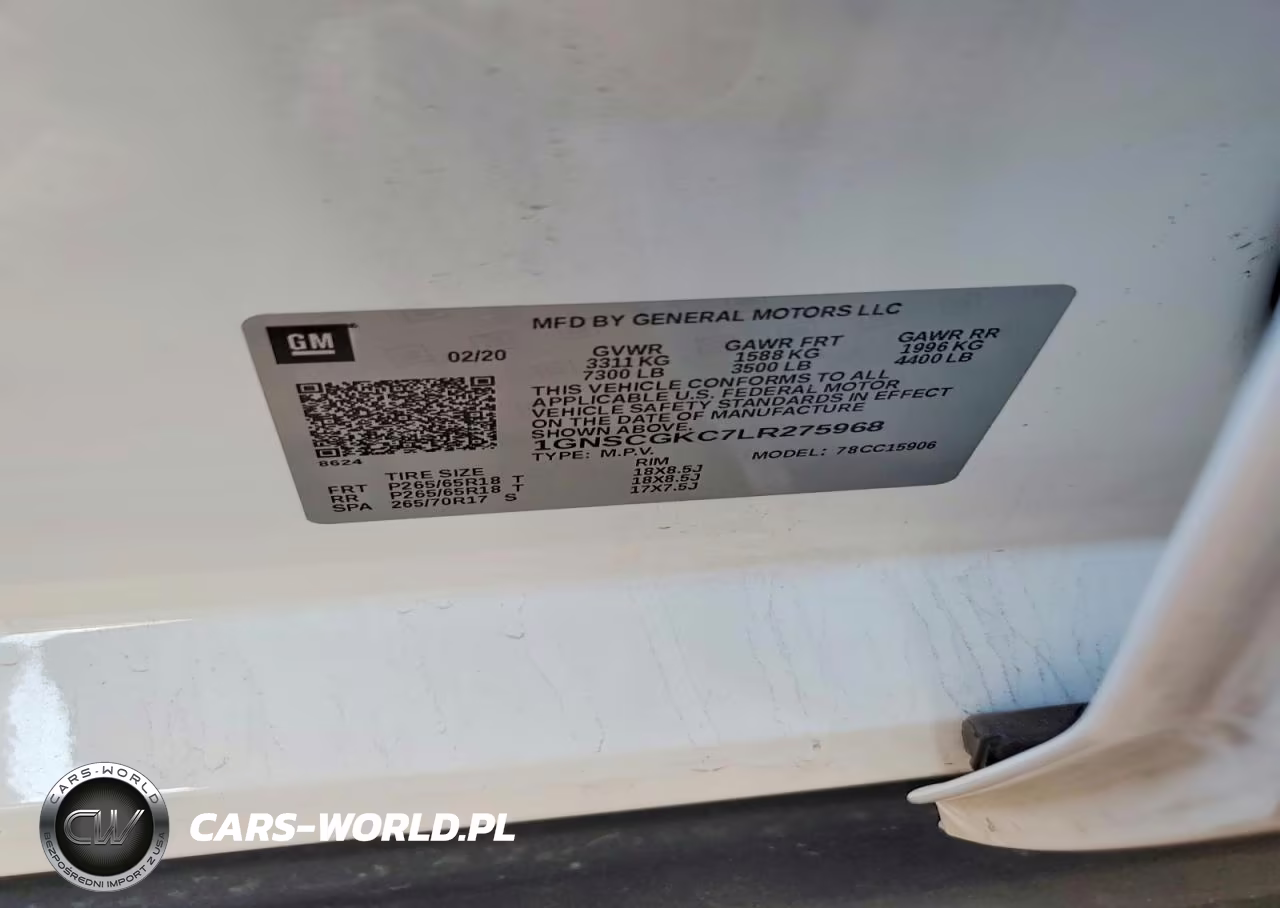 2020 Chevrolet Suburban C1500 Ls VIN:1GNSCGKC7LR275968 - 12