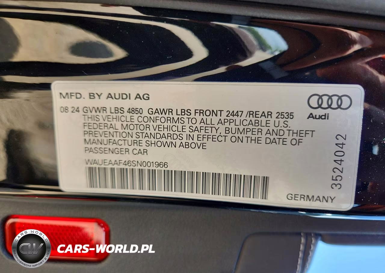 2025 Audi A4 Premium Plus 45 VIN:WAUEAAF46SN001966 - 12