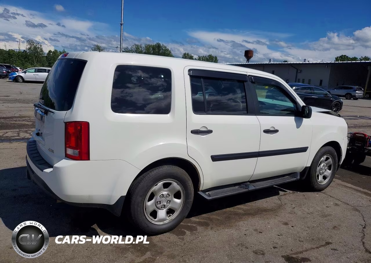 2015 Honda Pilot Lx VIN:5FNYF4H29FB050226 - 3