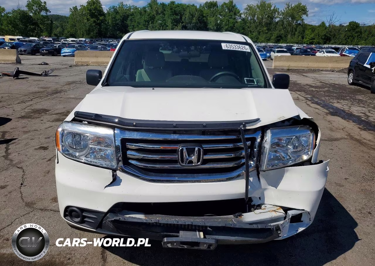 2015 Honda Pilot Lx VIN:5FNYF4H29FB050226 - 5