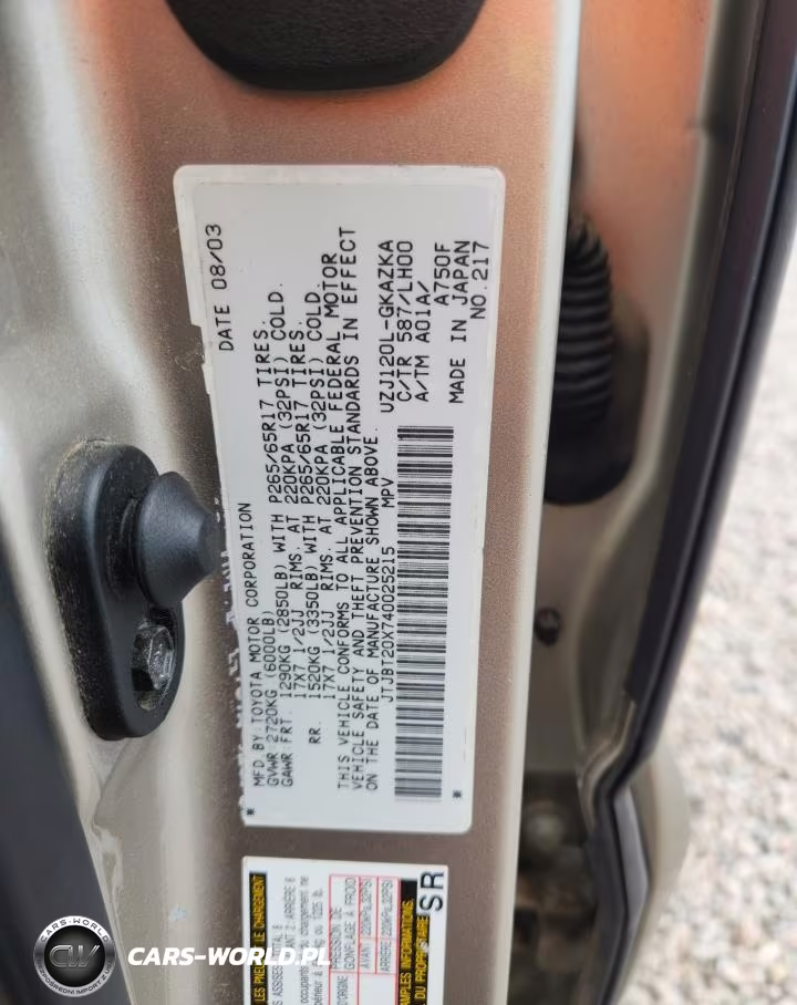 2004 Lexus Gx 470 VIN:JTJBT20X740025215 - 13