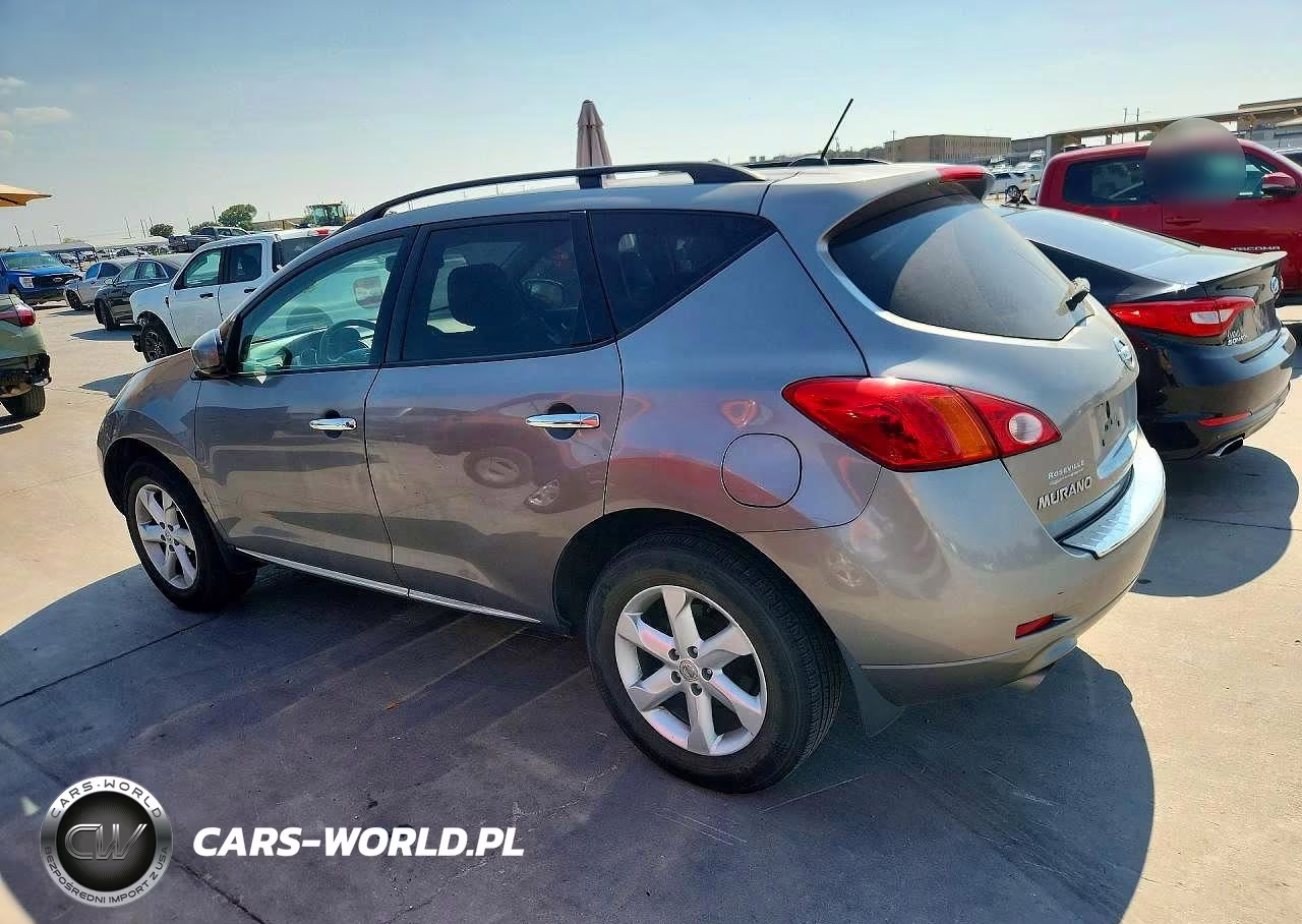 2009 Nissan Murano Sl VIN:JN8AZ18W89W130423 - 2