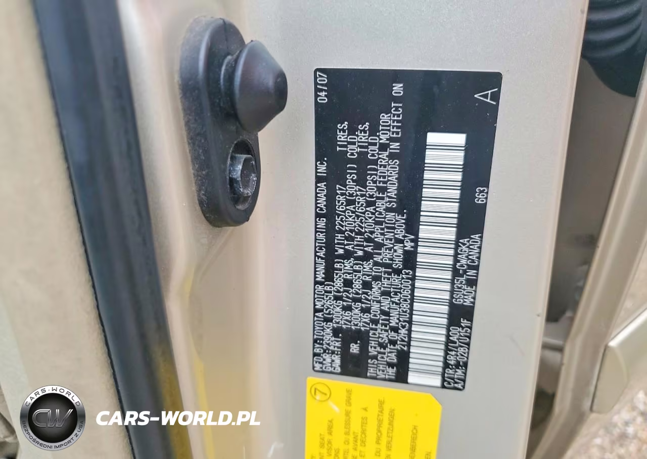 2008 Lexus Rx 350 VIN:2T2HK31U38C060013 - 14