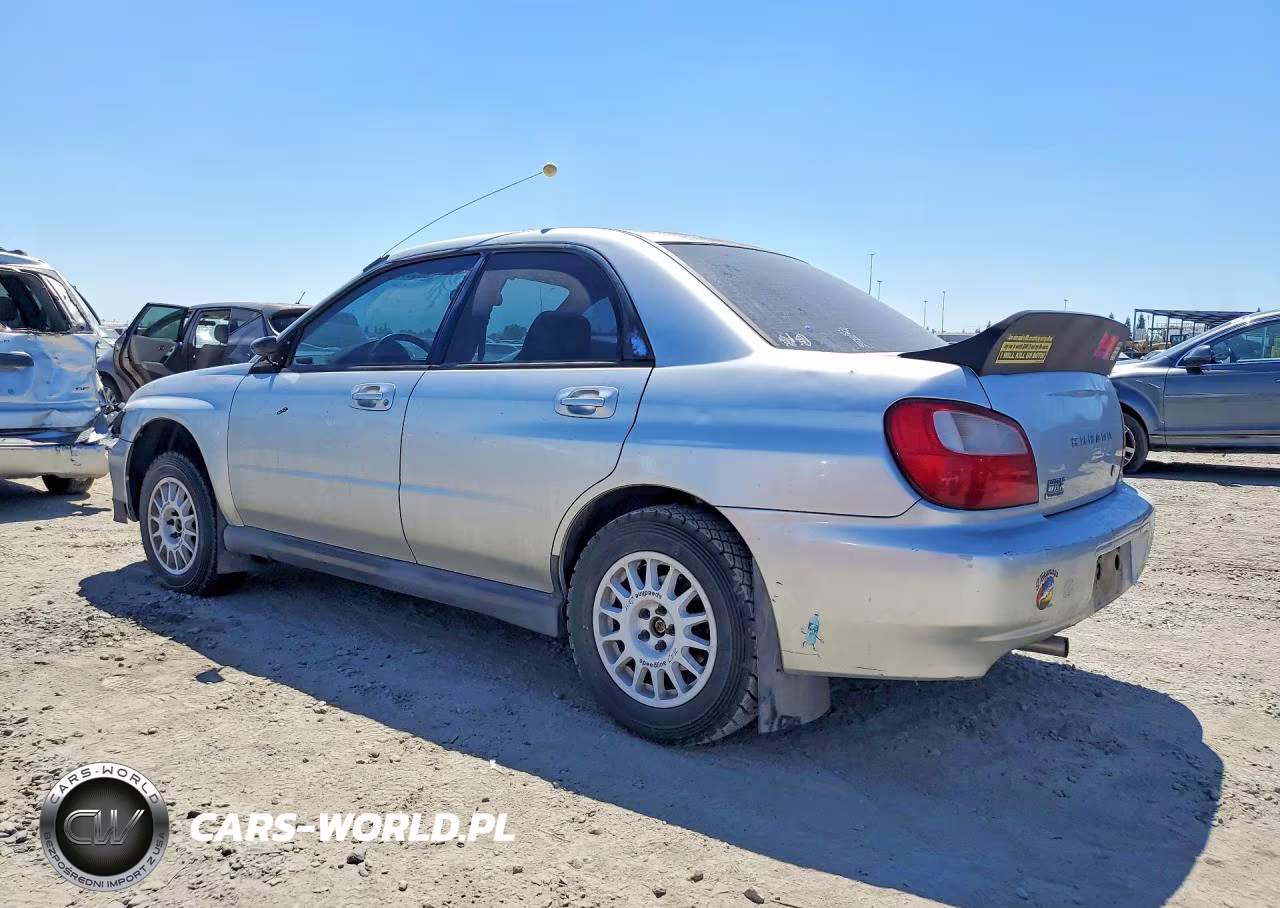2003 Subaru Impreza Wrx VIN:JF1GD296X3G513599 - 2