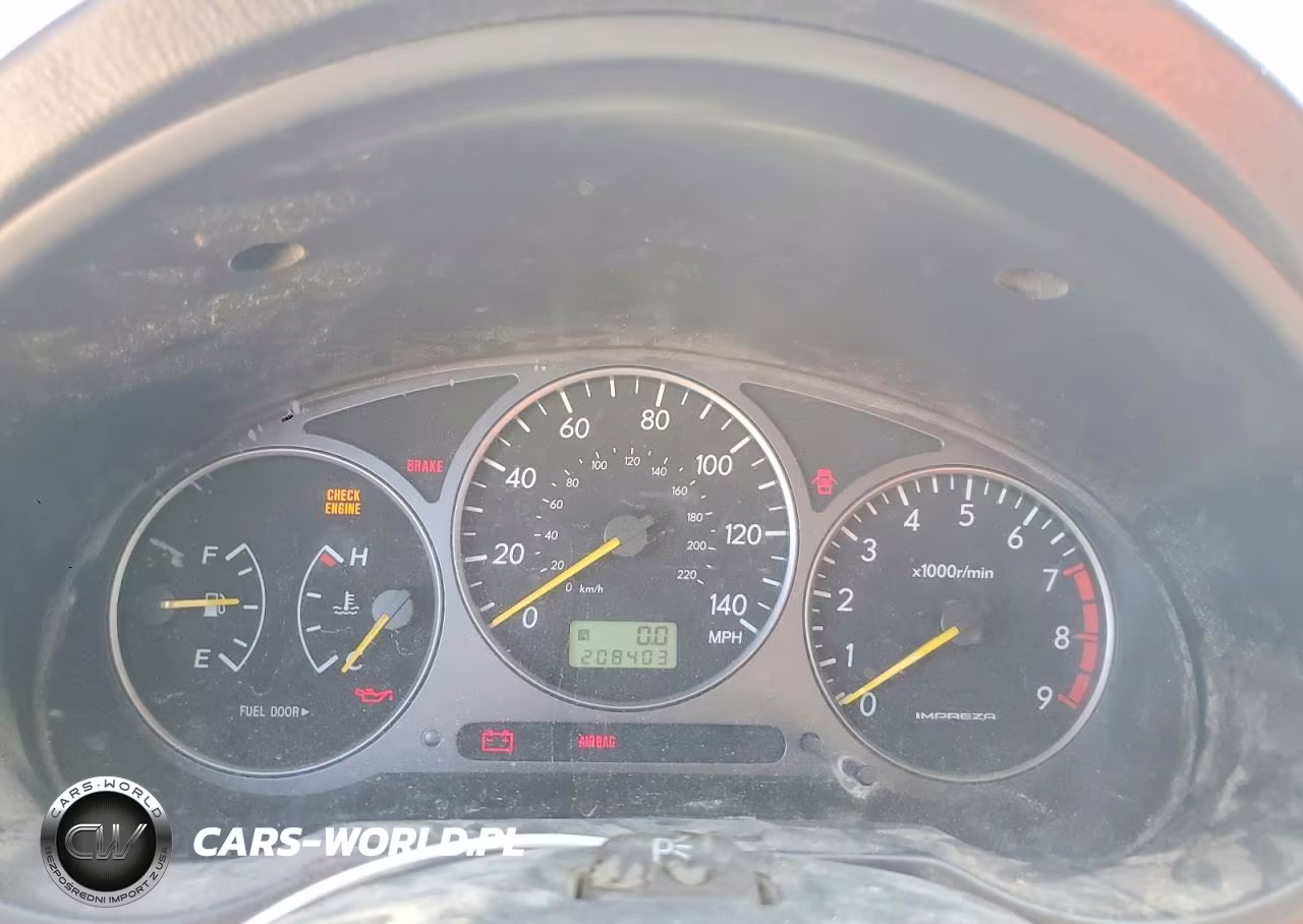 2003 Subaru Impreza Wrx VIN:JF1GD296X3G513599 - 9