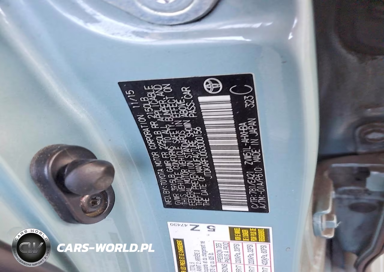 2016 Toyota Prius Three Touring VIN:JTDKARFU0G3000156 - 12