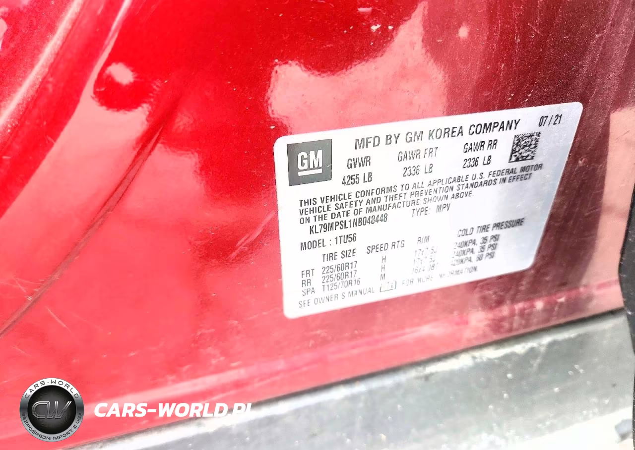 2022 Chevrolet Trailblazer Lt VIN:KL79MPSL1NB048448 - 14