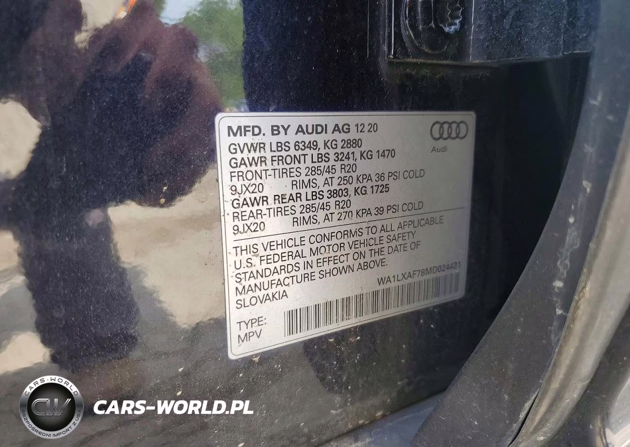 2021 Audi Q7 Premium Plus VIN:WA1LXAF78MD024431 - 13