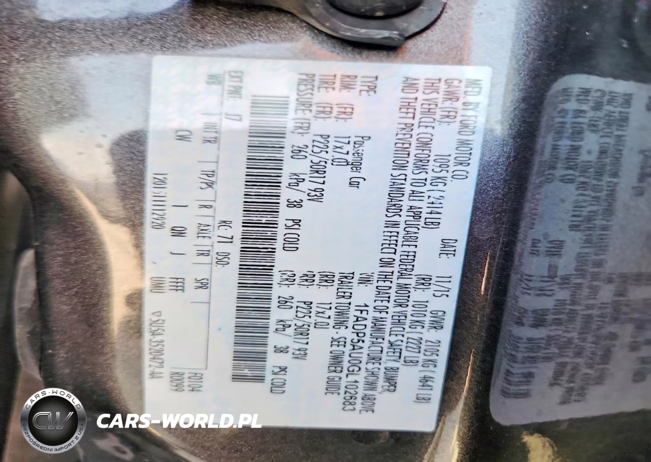 2016 Ford C-Max Se VIN:1FADP5AU0GL102683 - 12