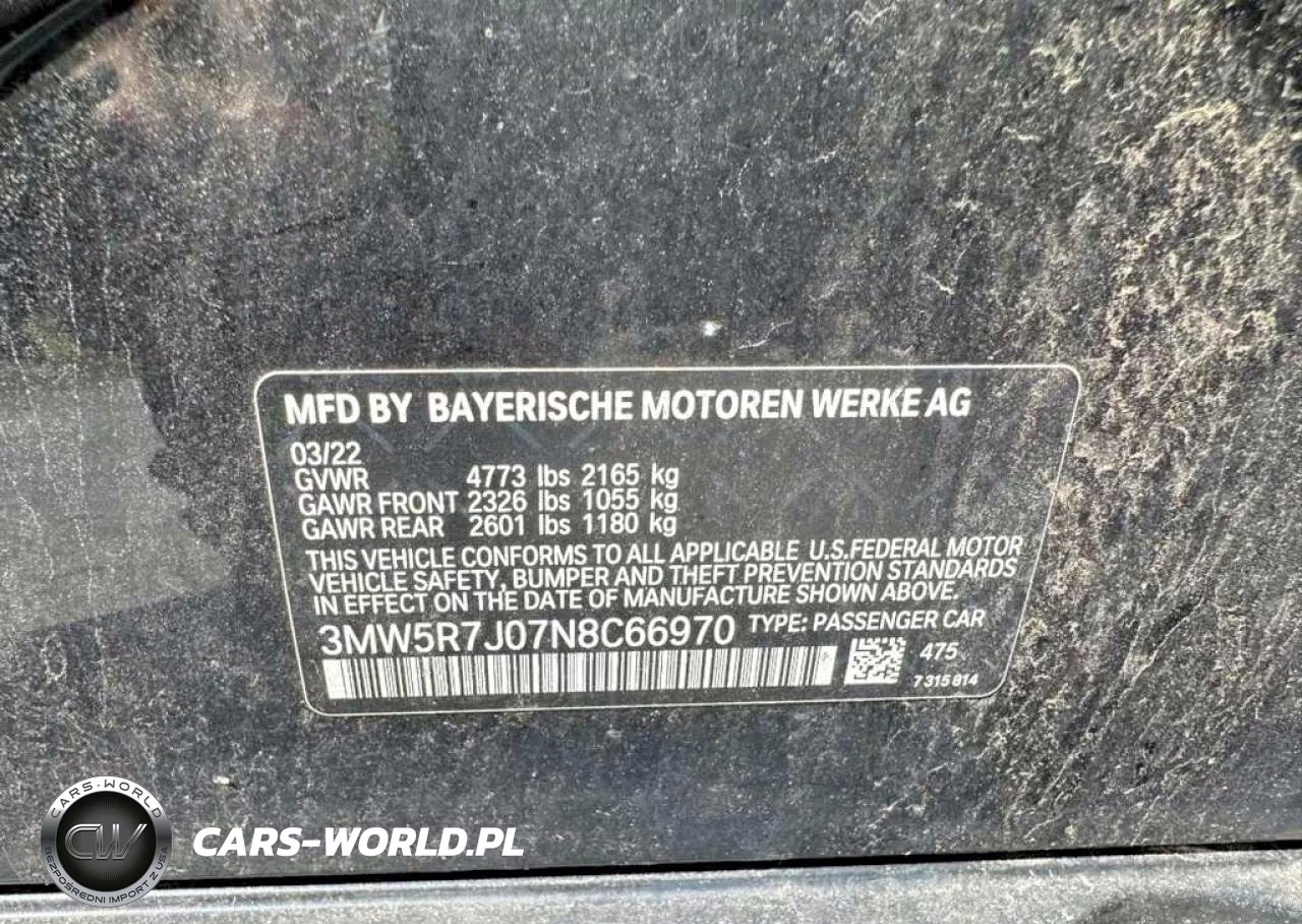 2022 BMW 330Xi VIN:3MW5R7J07N8C66970 - 10