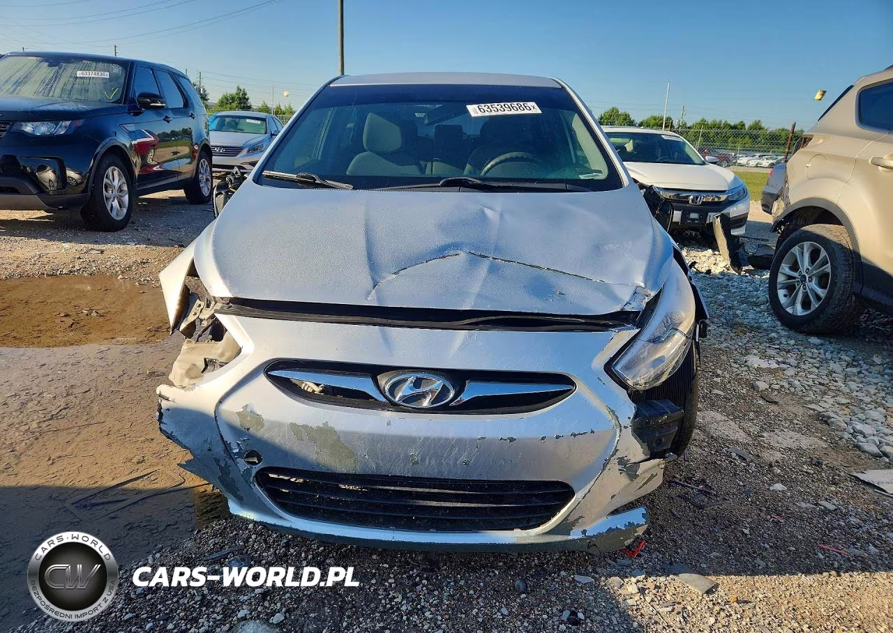 2014 Hyundai Accent Gls VIN:KMHCU4AE2EU752815 - 5