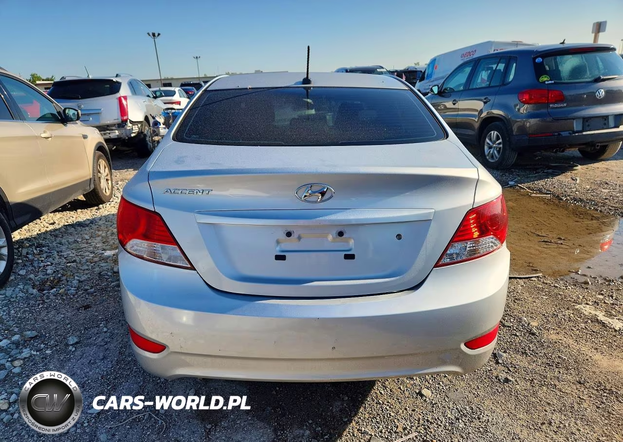 2014 Hyundai Accent Gls VIN:KMHCU4AE2EU752815 - 6