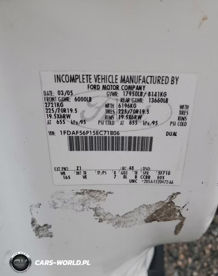 2005 Ford F550 Super Duty Bucket Truck VIN:1FDAF56P15EC71806 - 12
