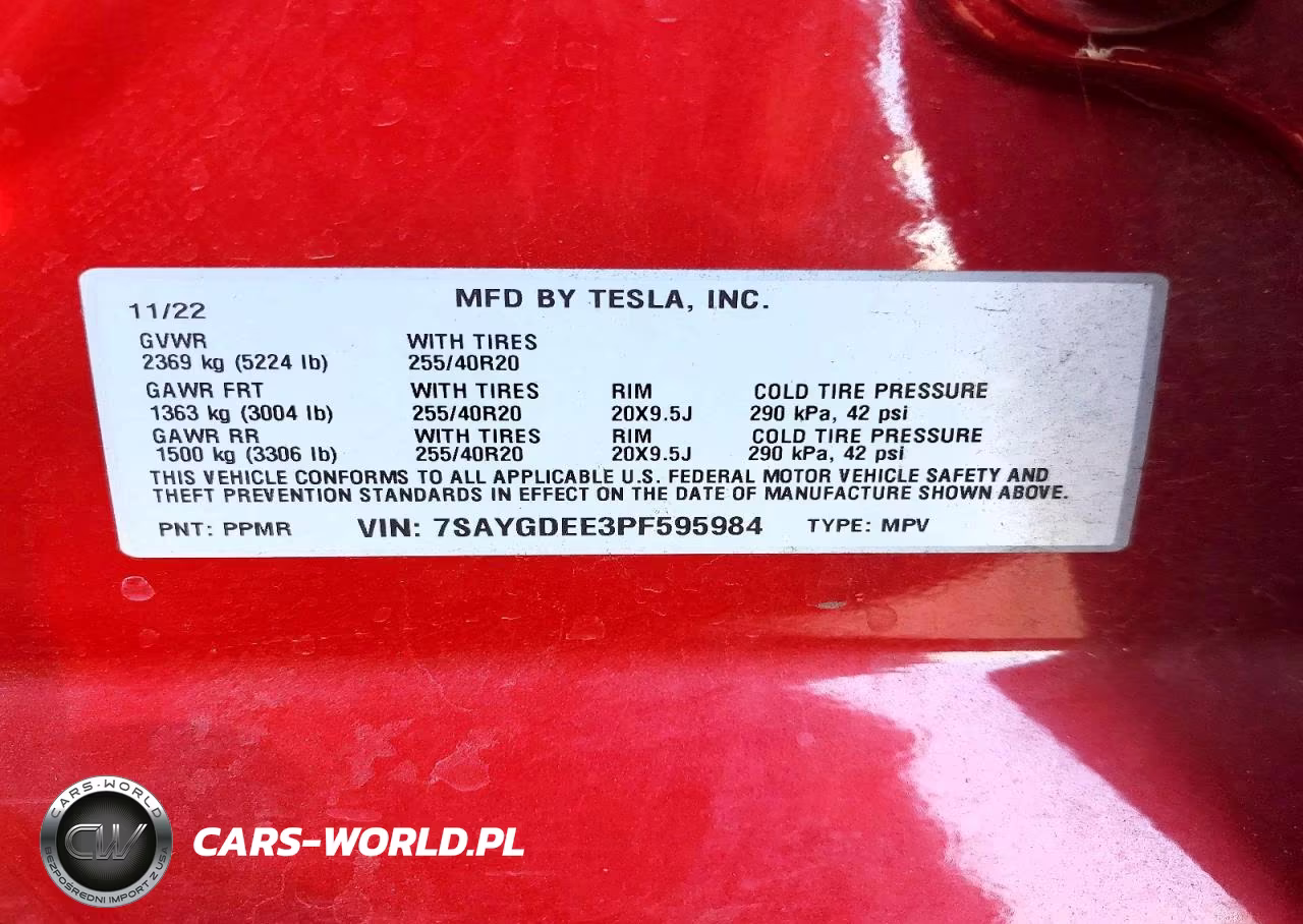 2023 Tesla Model Y VIN:7SAYGDEE3PF595984 - 13
