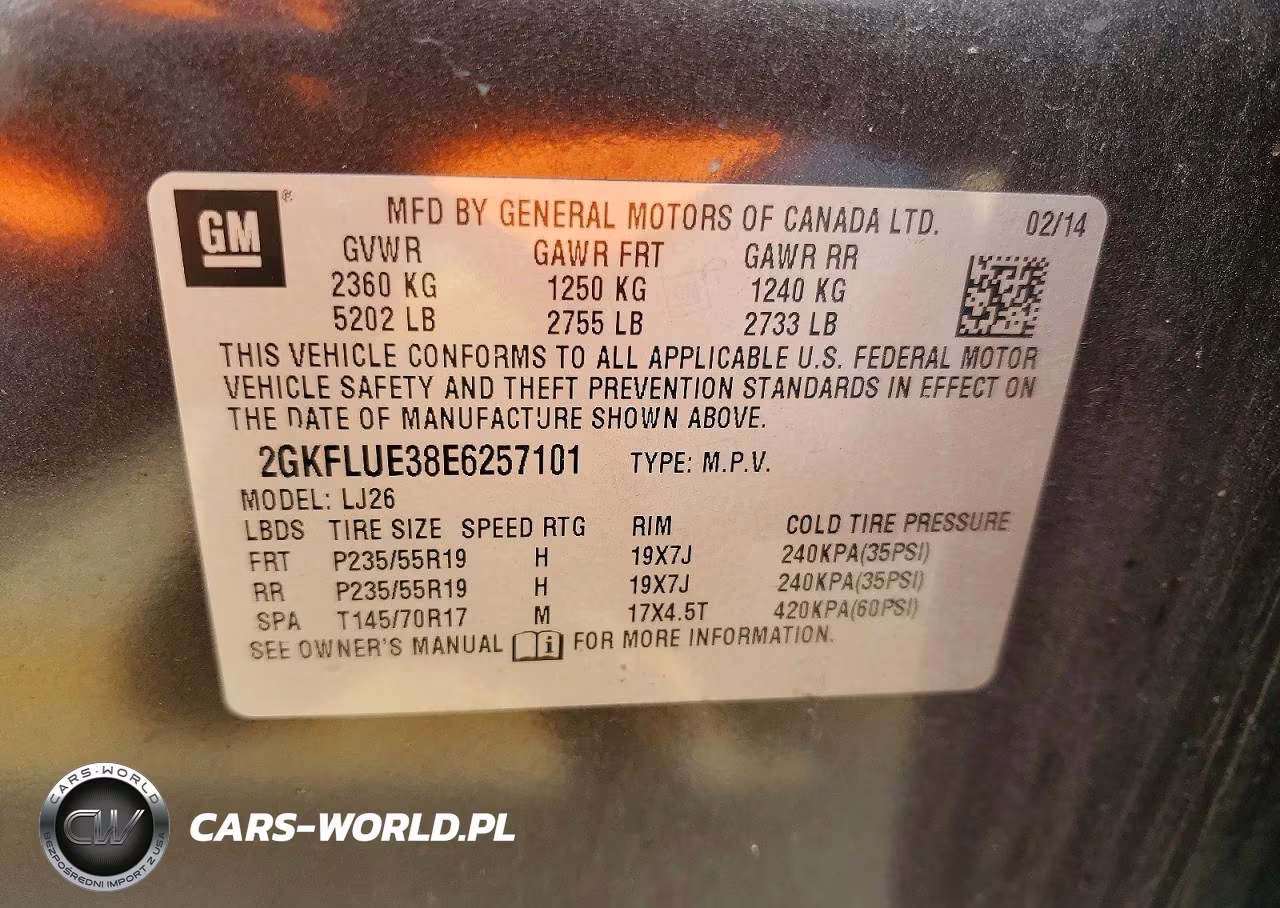 2014 GMC Terrain Denali VIN:2GKFLUE38E6257101 - 13