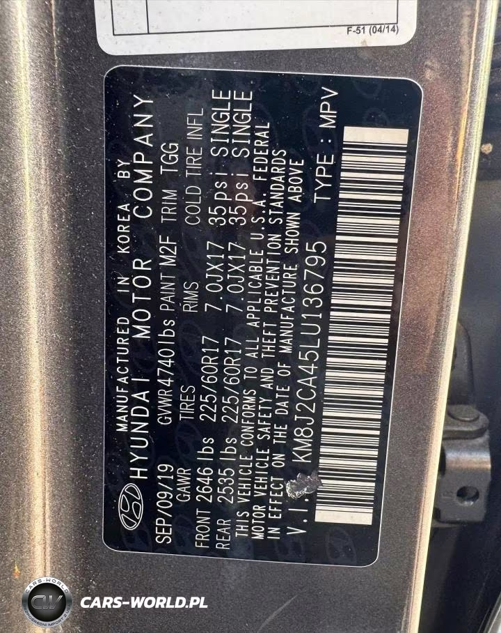 2020 Hyundai Tucson Se VIN:KM8J2CA45LU136795 - 13