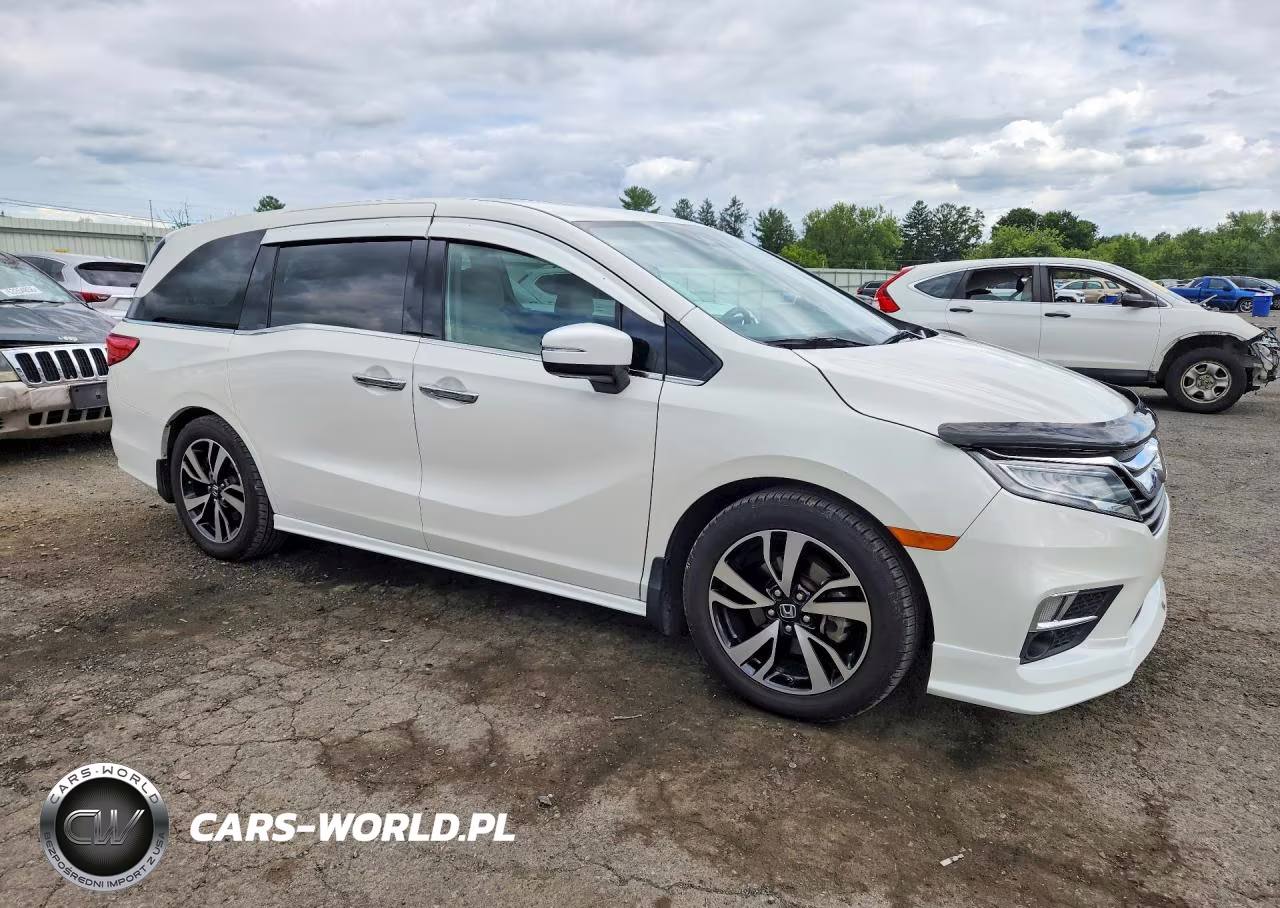 2018 Honda Odyssey Elite VIN:5FNRL6H93JB024347 - 4