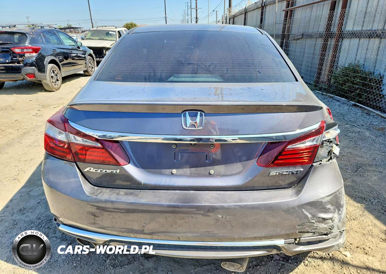 2017 Honda Accord Sport VIN:1HGCR2F54HA255243 - 6