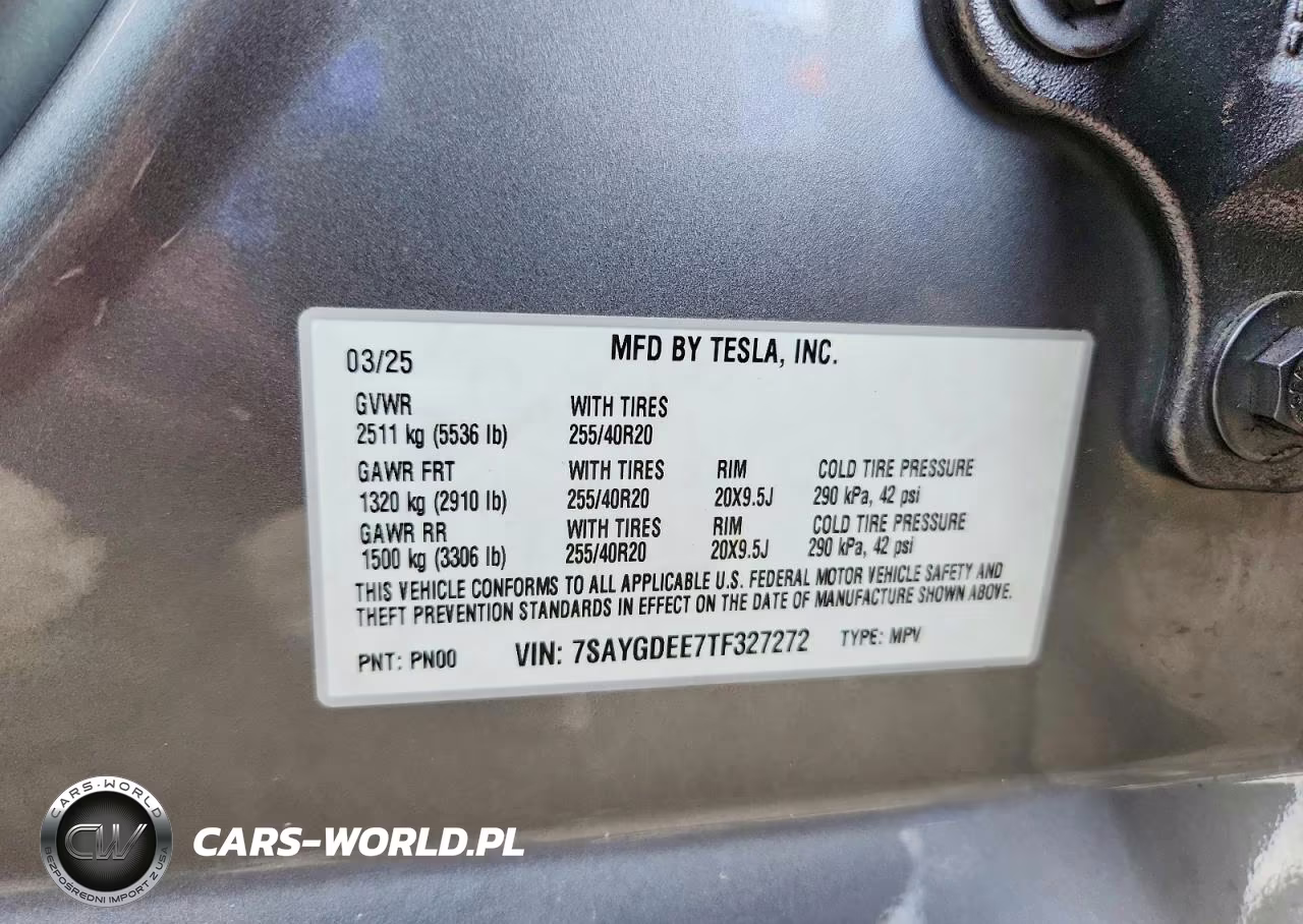 2026 Tesla Model Y VIN:7SAYGDEE7TF327272 - 12
