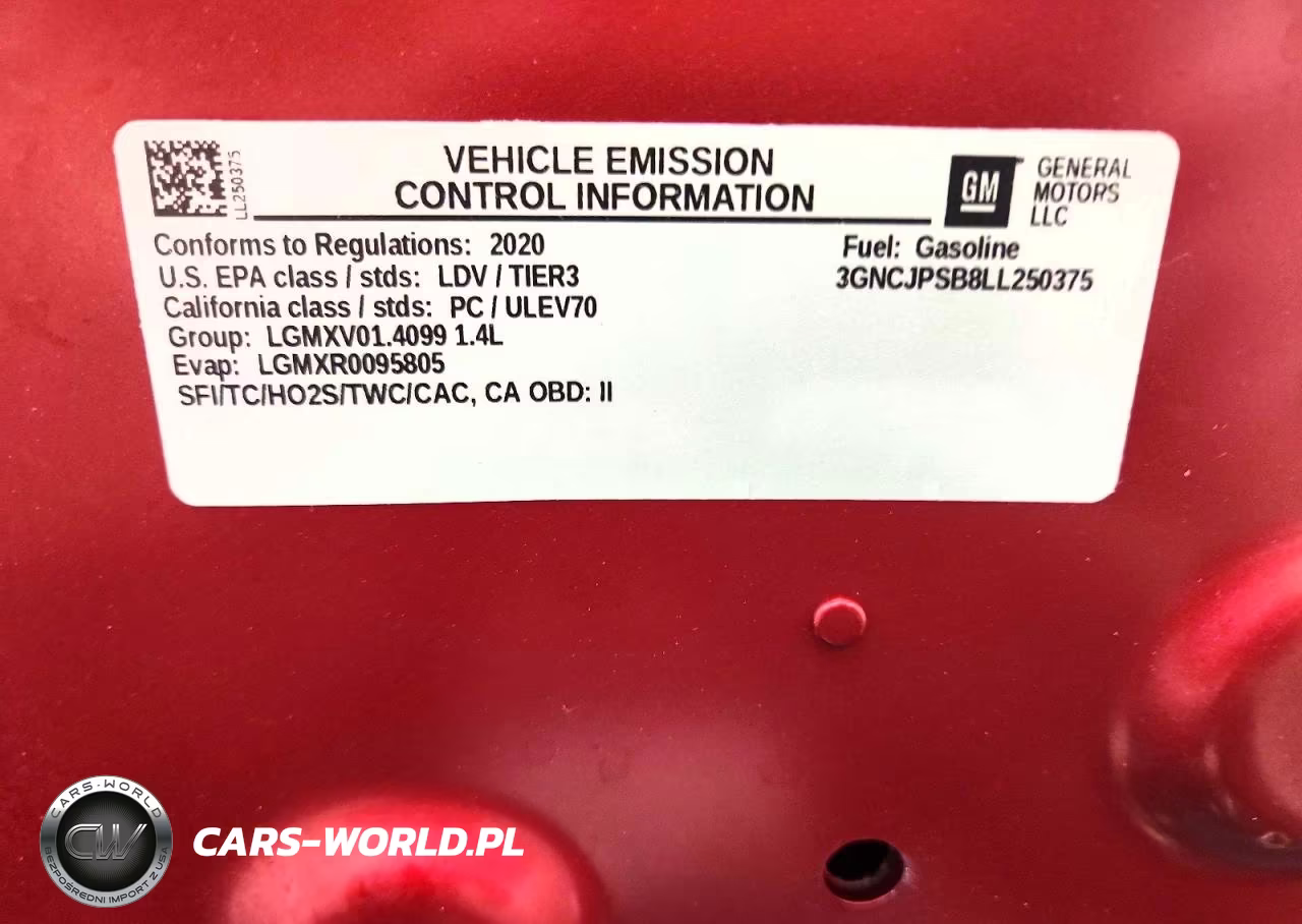 2020 Chevrolet Trax 1Lt VIN:3GNCJPSB8LL250375 - 13