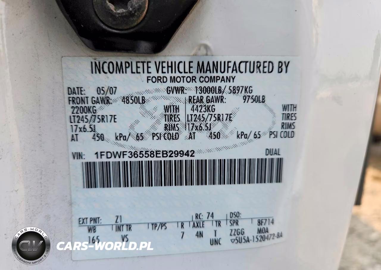 2008 Ford F350 VIN:1FDWF36558EB29942 - 12