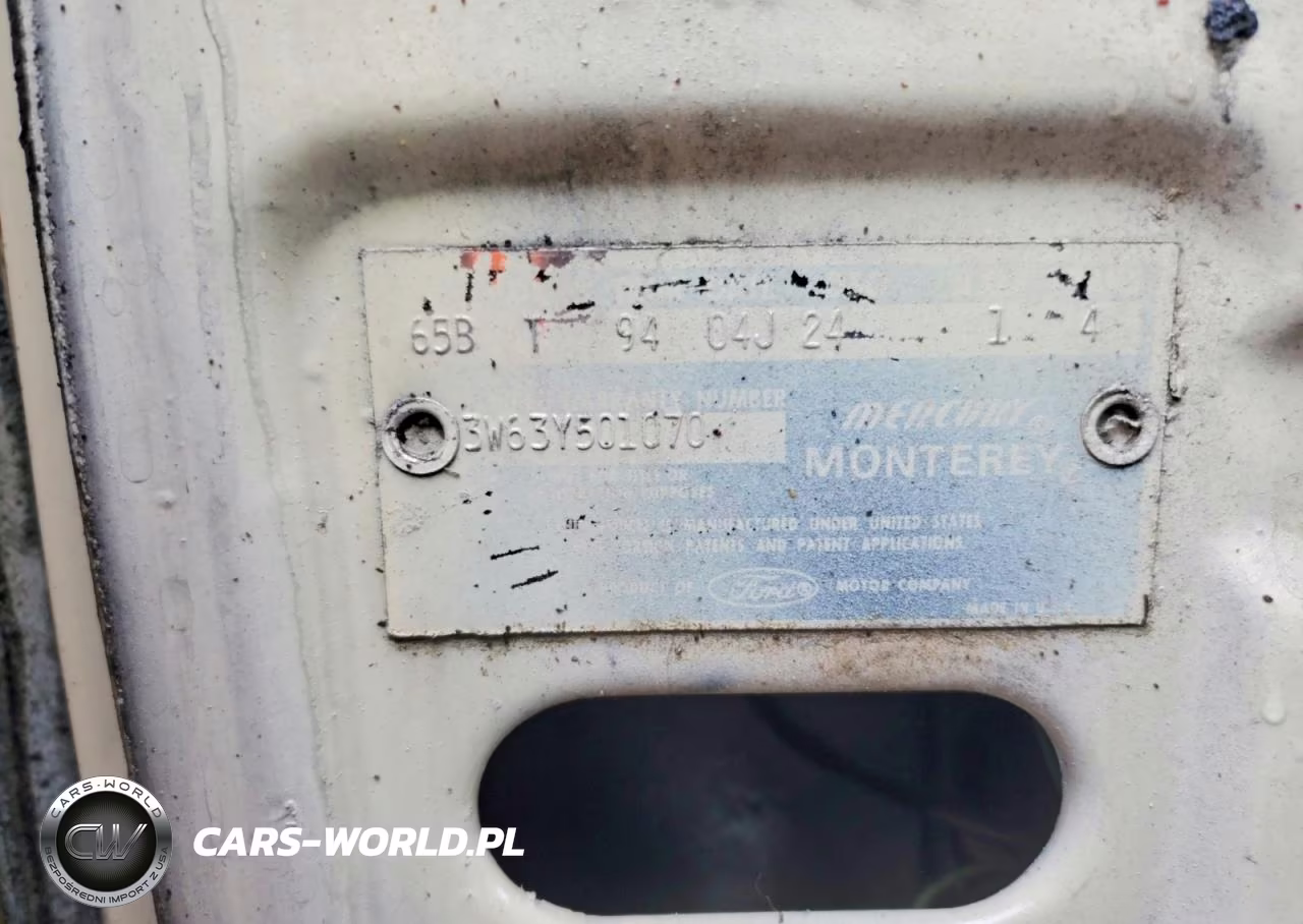 1963 Mercury Monterey VIN:3W63Y501070 - 13