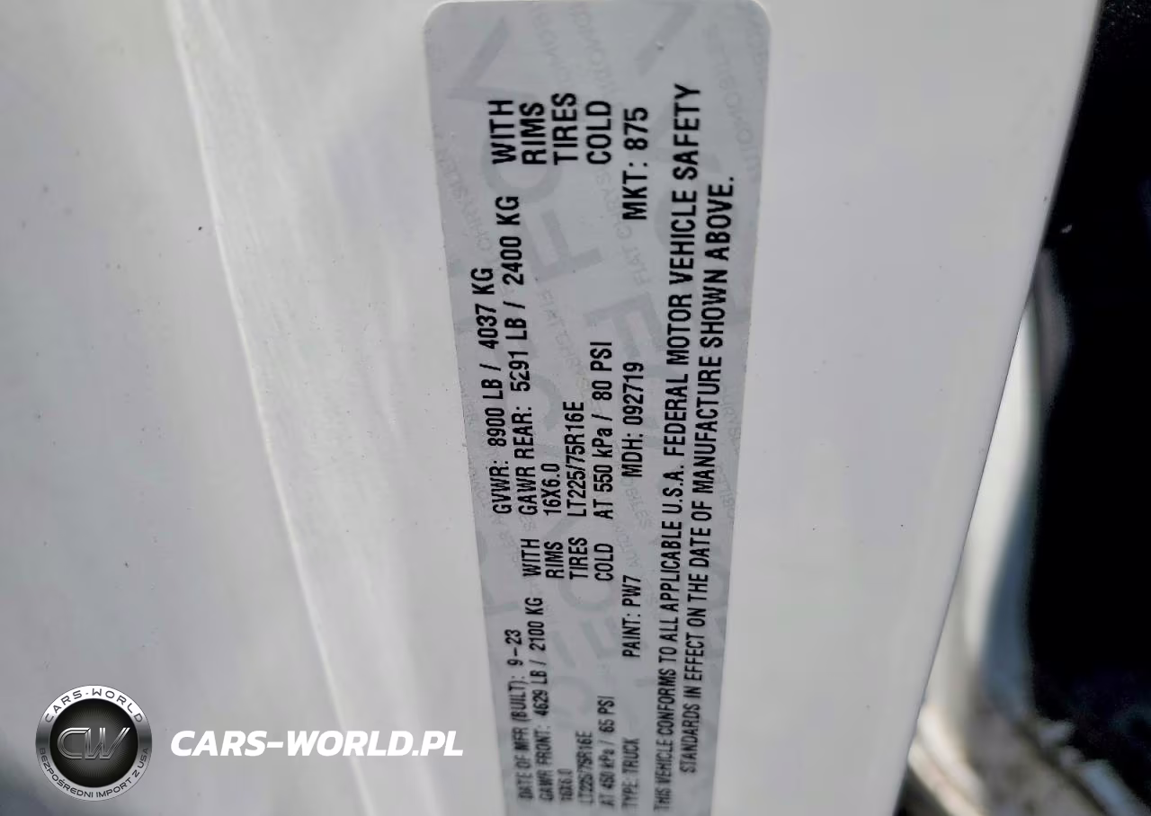2023 Ram Promaster 2500 2500 High VIN:3C6LRVDG8PE604668 - 13