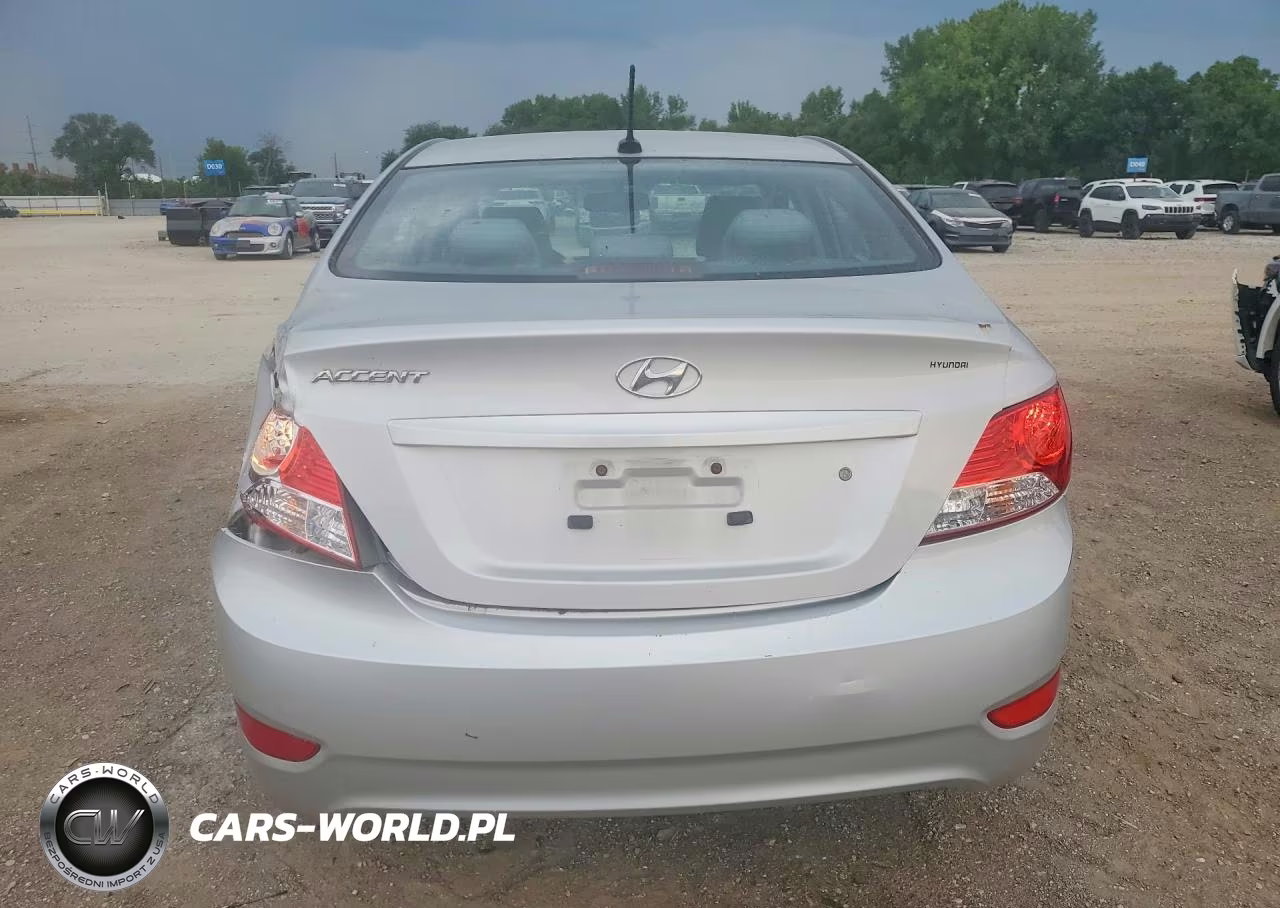 2013 Hyundai Accent Gls VIN:KMHCT4AE3DU335639 - 6