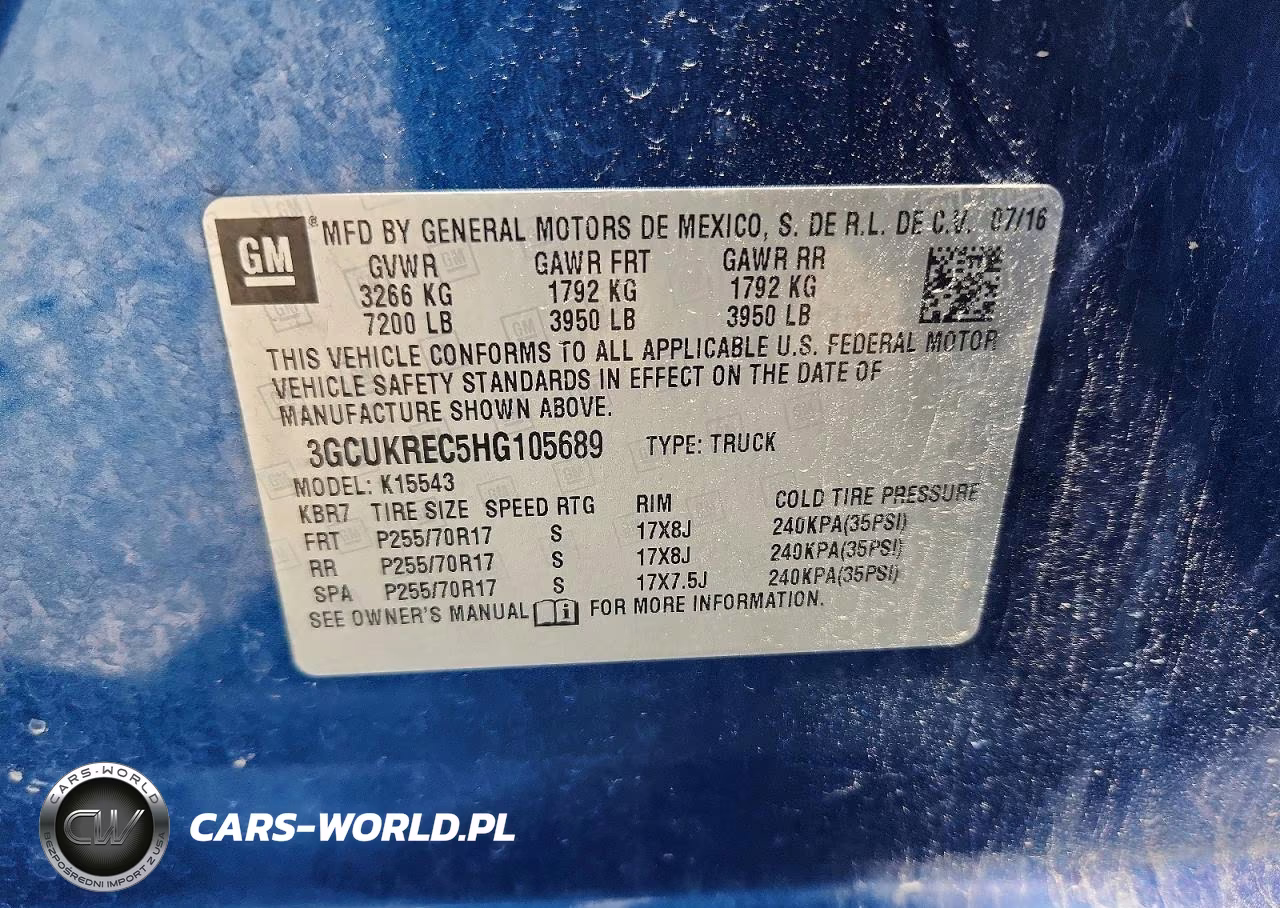 2017 Chevrolet Silverado K1500 Lt VIN:3GCUKREC5HG105689 - 13