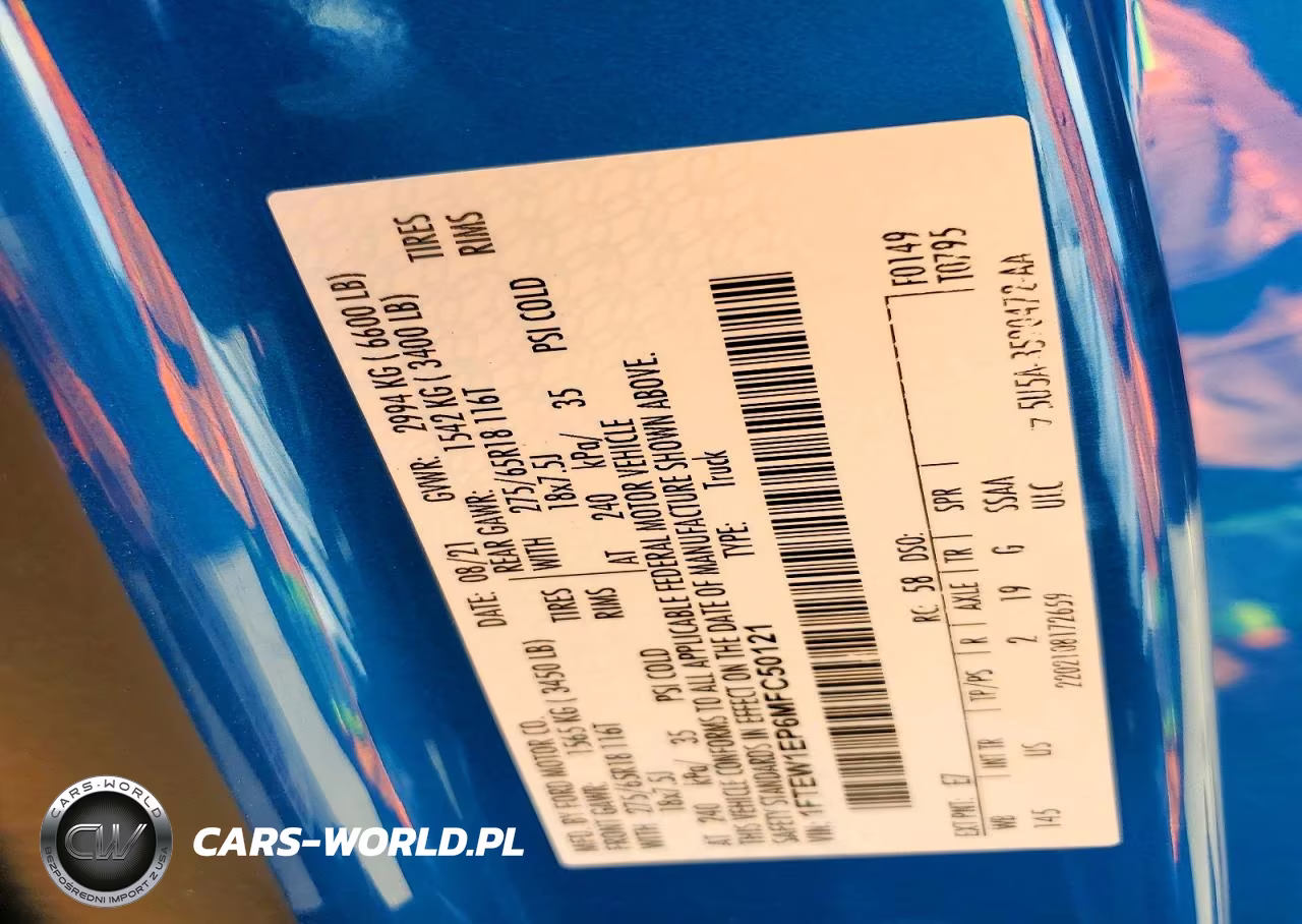 2021 Ford F150 Supercrew VIN:1FTEW1EP6MFC50121 - 12