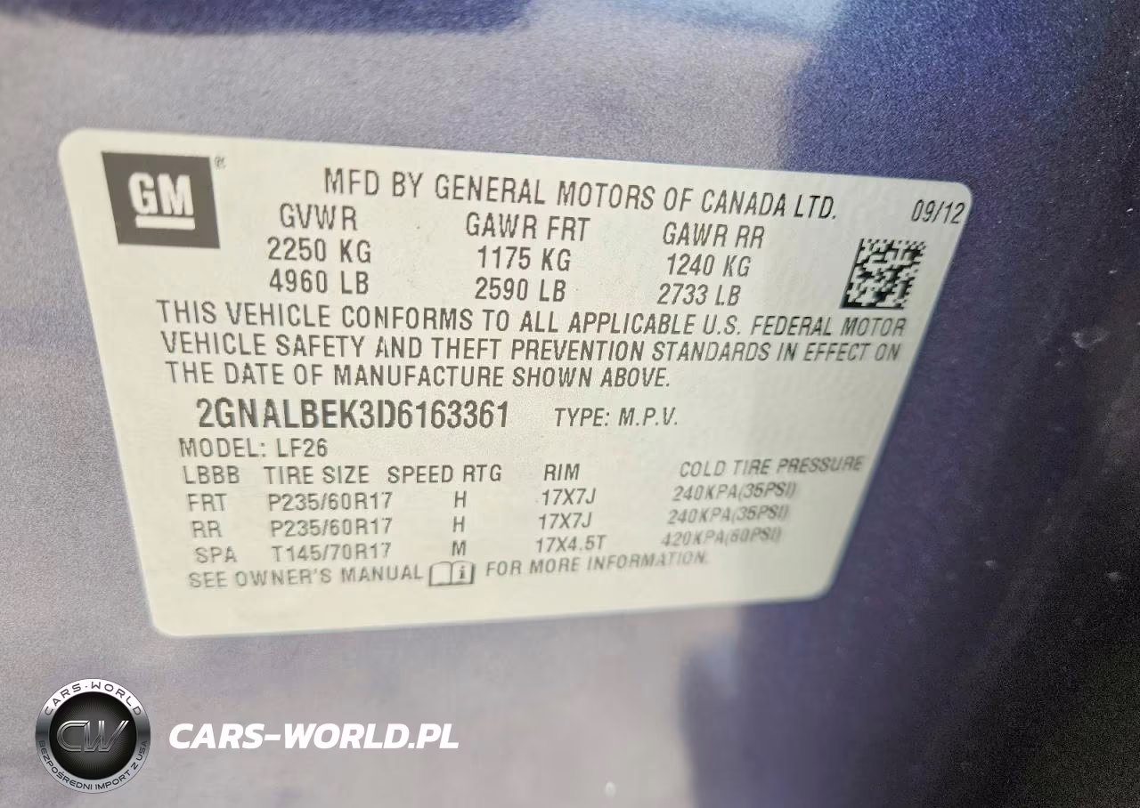 2013 Chevrolet Equinox Ls VIN:2GNALBEK3D6163361 - 13