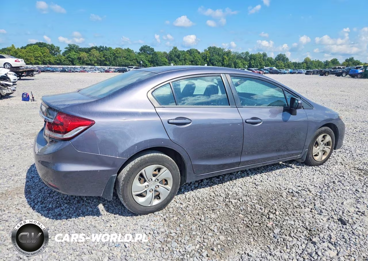 2014 Honda Civic Lx VIN:19XFB2F58EE006601 - 3