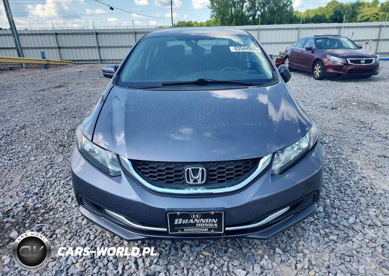 2014 Honda Civic Lx VIN:19XFB2F58EE006601 - 5
