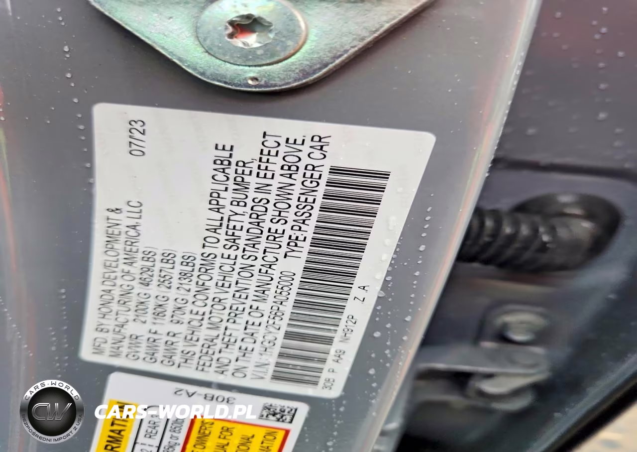 2023 Honda Accord Hybrid Sport VIN:1HGCY2F56PA055000 - 12
