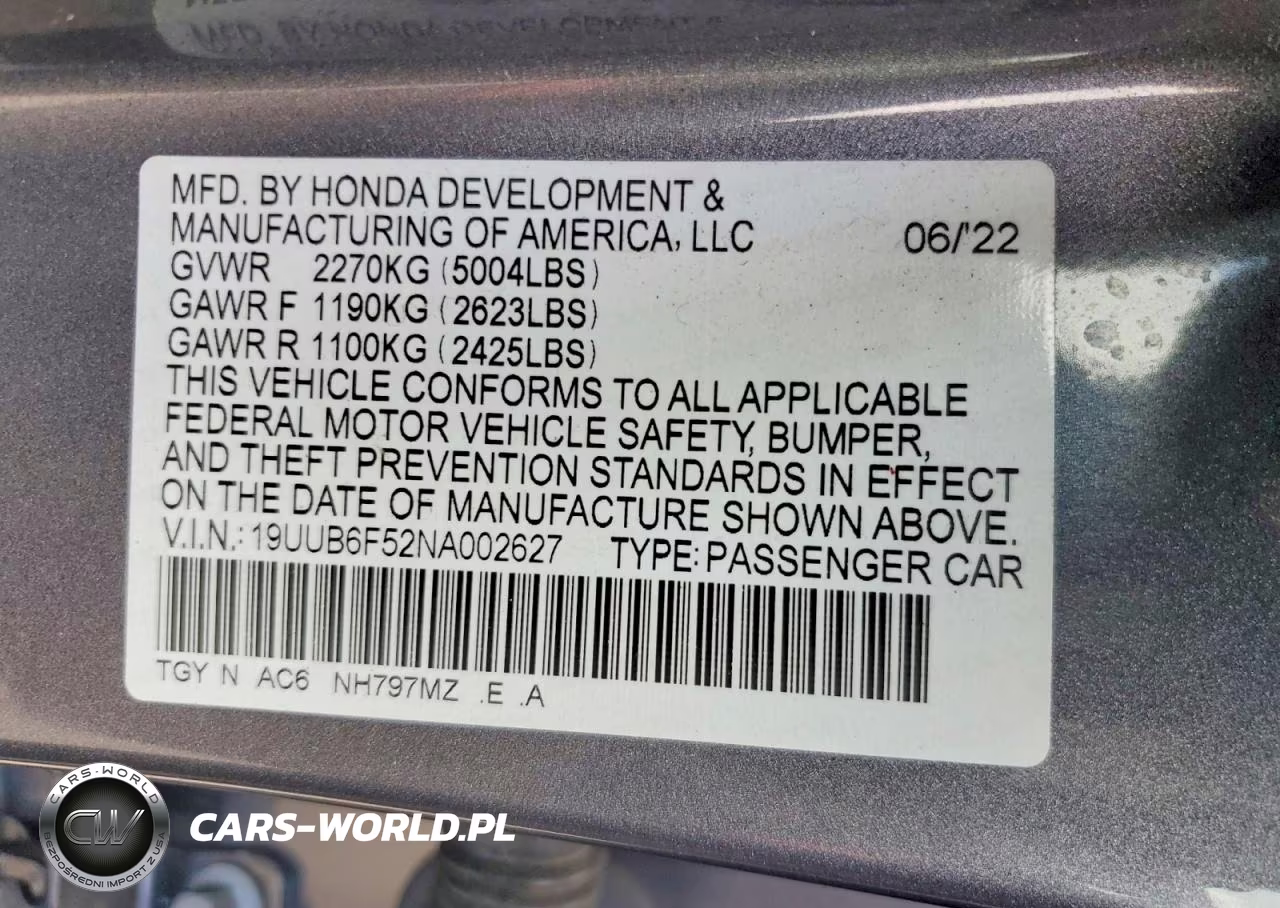 2022 Acura Tlx Tech A VIN:19UUB6F52NA002627 - 12