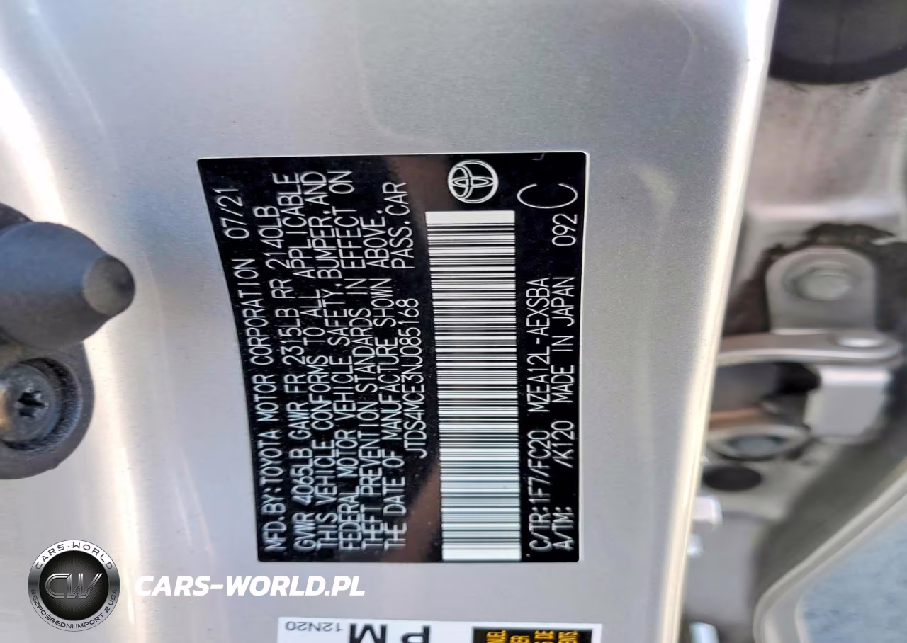 2022 Toyota Corolla Se VIN:JTDS4MCE3NJ085168 - 12