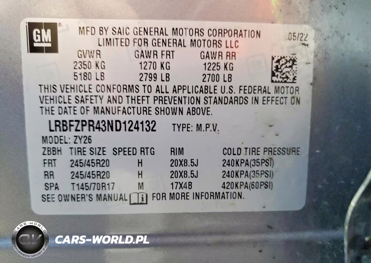 2022 Buick Envision Essence VIN:LRBFZPR43ND124132 - 12