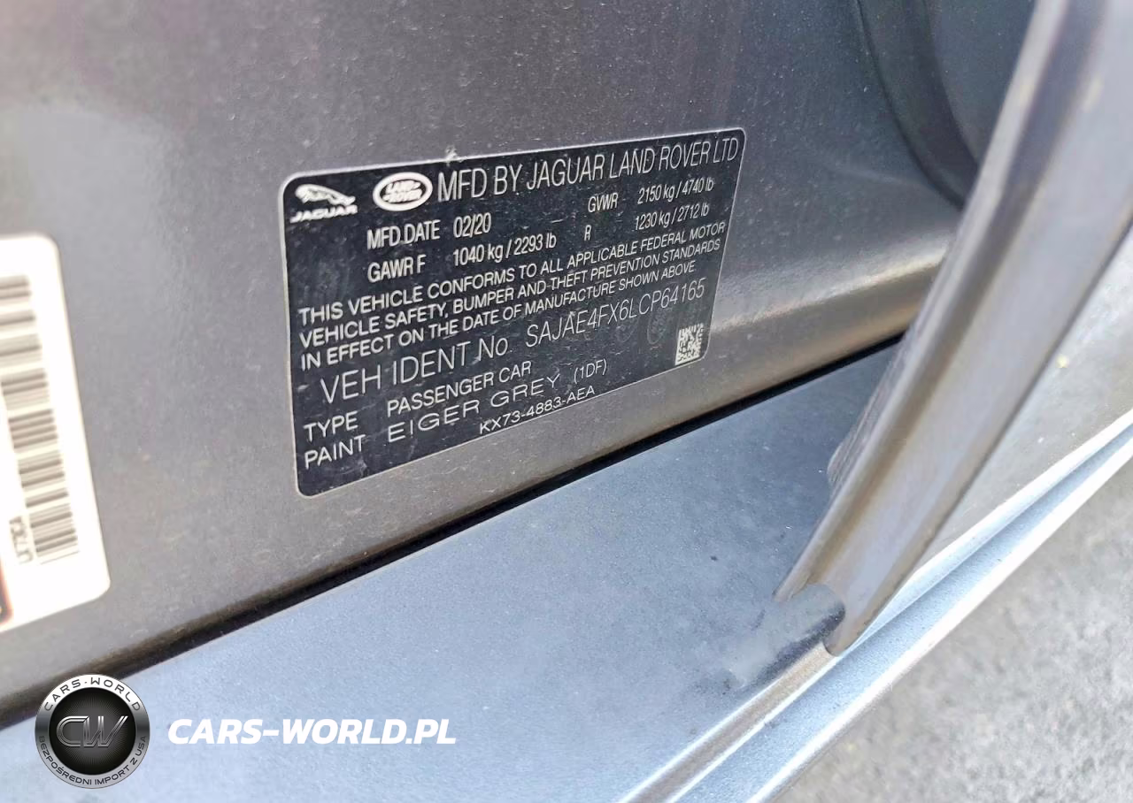 2020 Jaguar Xe S VIN:SAJAE4FX6LCP64165 - 12