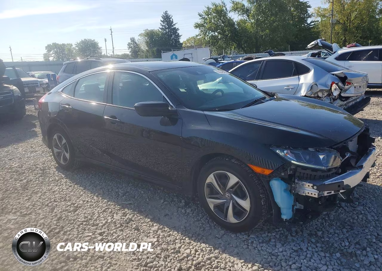 2019 Honda Civic Lx VIN:19XFC2F61KE010555 - 4