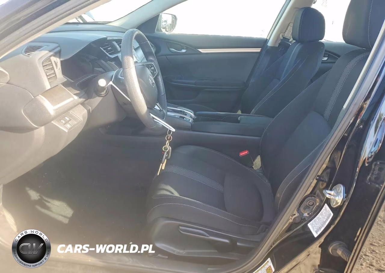 2019 Honda Civic Lx VIN:19XFC2F61KE010555 - 7