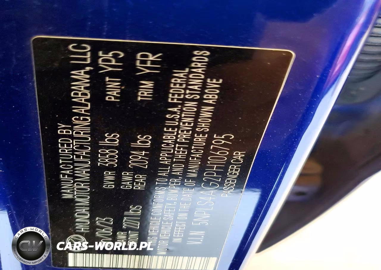2023 Hyundai Elantra Sel VIN:5NPLS4AG2PH106795 - 13