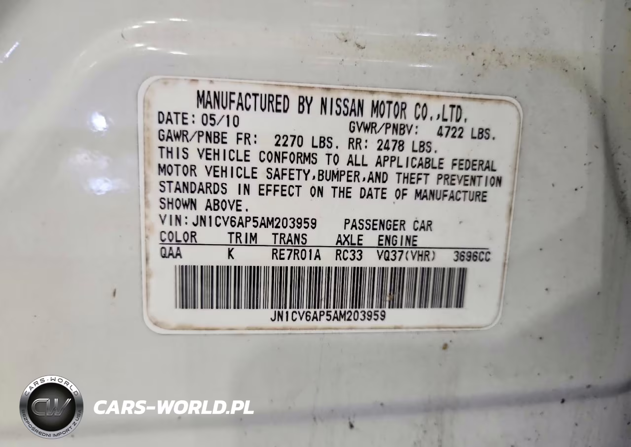 2010 Infiniti G37 Sedan Base VIN:JN1CV6AP5AM203959 - 12