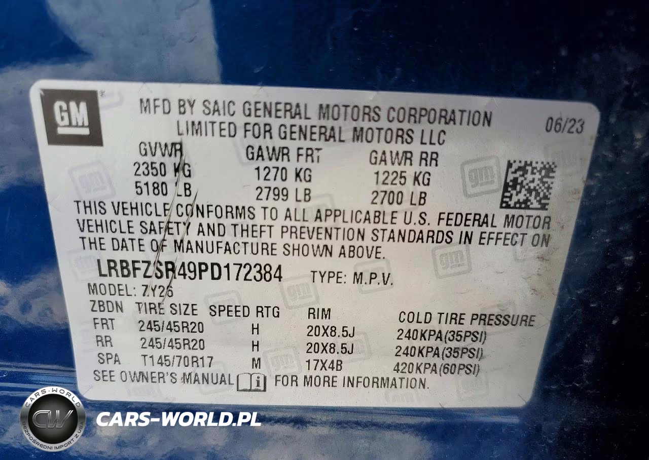 2023 Buick Envision Avenir VIN:LRBFZSR49PD172384 - 13