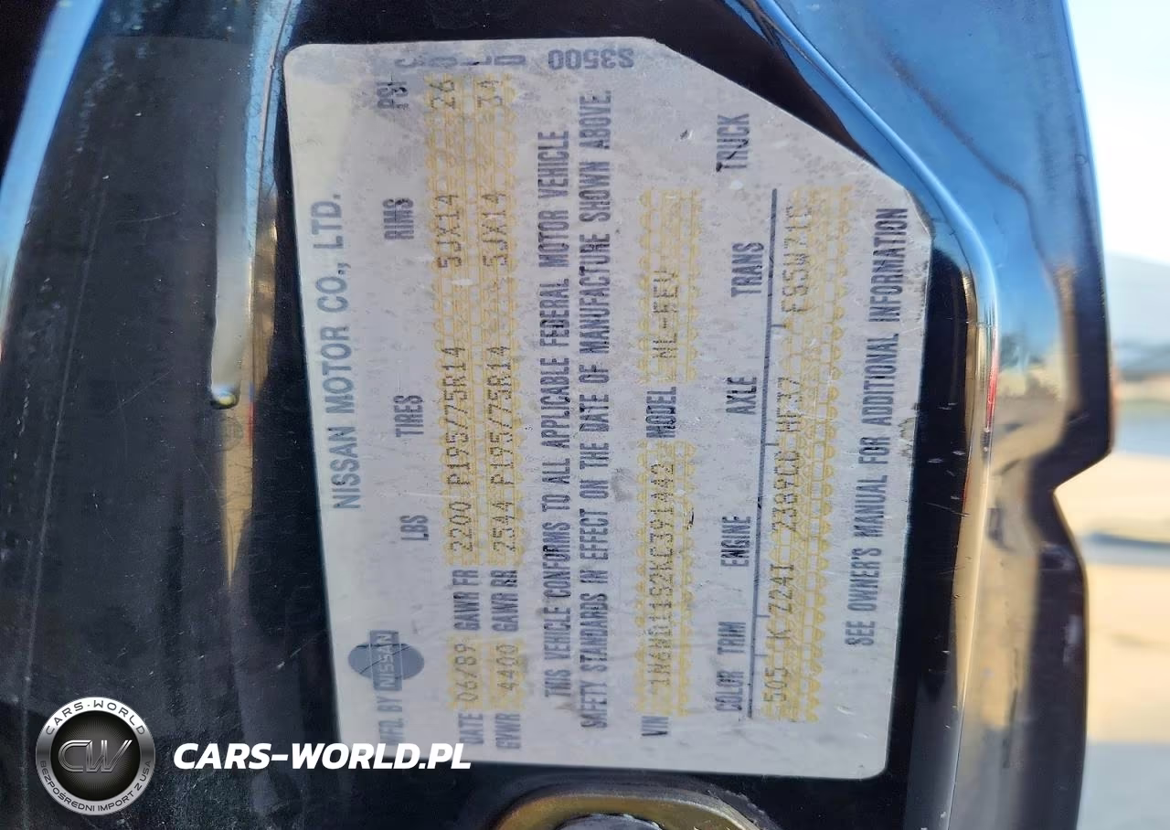 1989 Nissan Truck Base VIN:1N6ND11S2KC391442 - 13