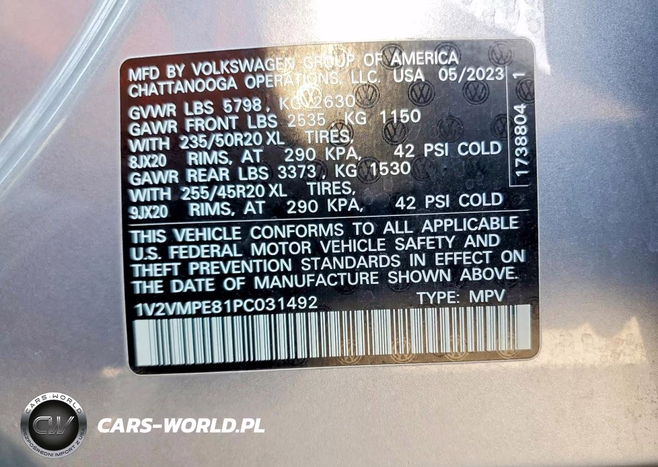 2023 Volkswagen Id.4 Pro S VIN:1V2VMPE81PC031492 - 14