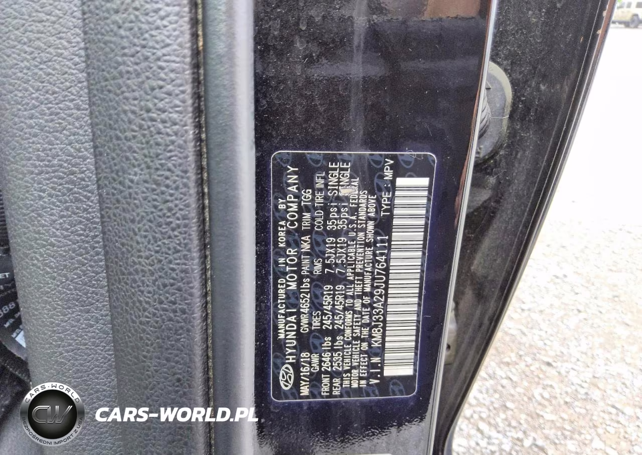 2018 Hyundai Tucson Value VIN:KM8J33A29JU764111 - 14